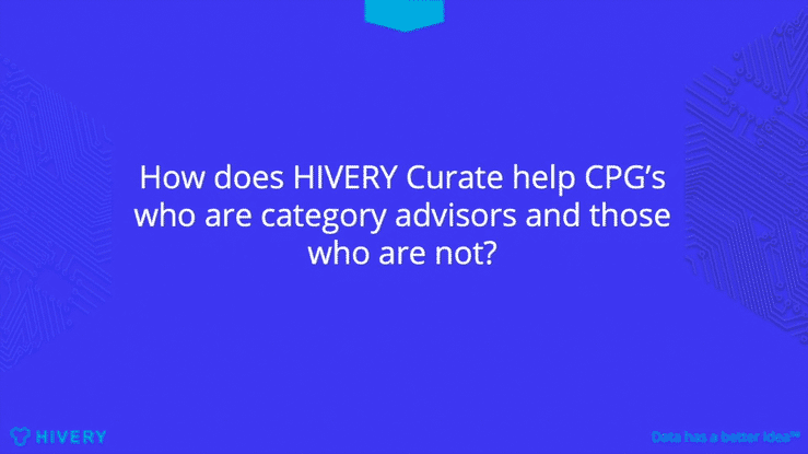 HIVERY Curate Q&A Series: How does HIVERY Curate help CPG’s who are category advisors and those who are not?