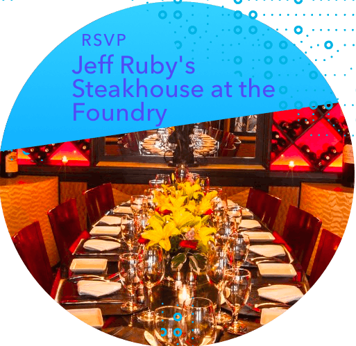 Jeff Ruby's Steakhouse at the Foundry, November 10th.