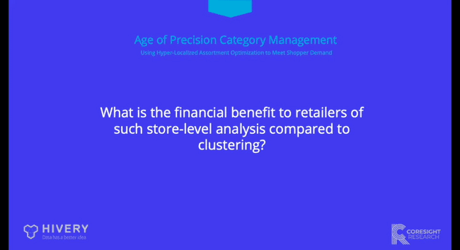 What is the financial benefit to retailers of such store-level analysis compared to clustering?